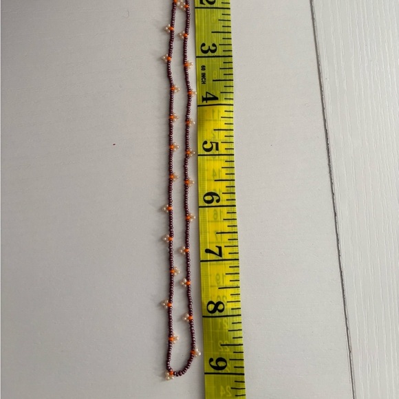 Elegant Beaded Necklace with Pink Accents - Picture 5 of 5